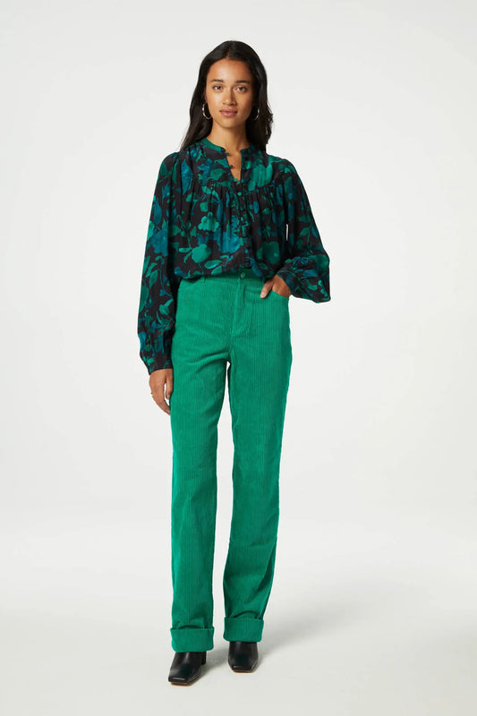 Fabienne Chapot Teal Resa Blouse