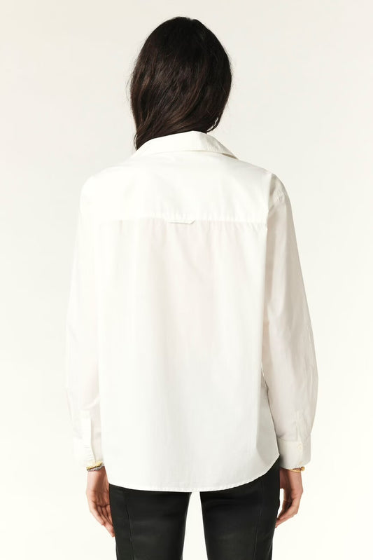 Ba&sh White Deborah Plain Shirt