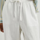 Rails White Emmie Linen Trousers