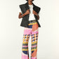 Ba&sh Pink Print Mallory Trousers