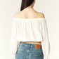 Ba&sh White Talena Off Shoulder Blouse