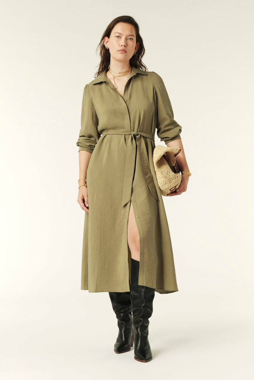 Ba&sh Green Lara Dress