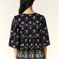 Ba&sh Blue Narry Print Blouse