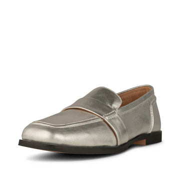 Shoe The Bear Silver Erika Loafers