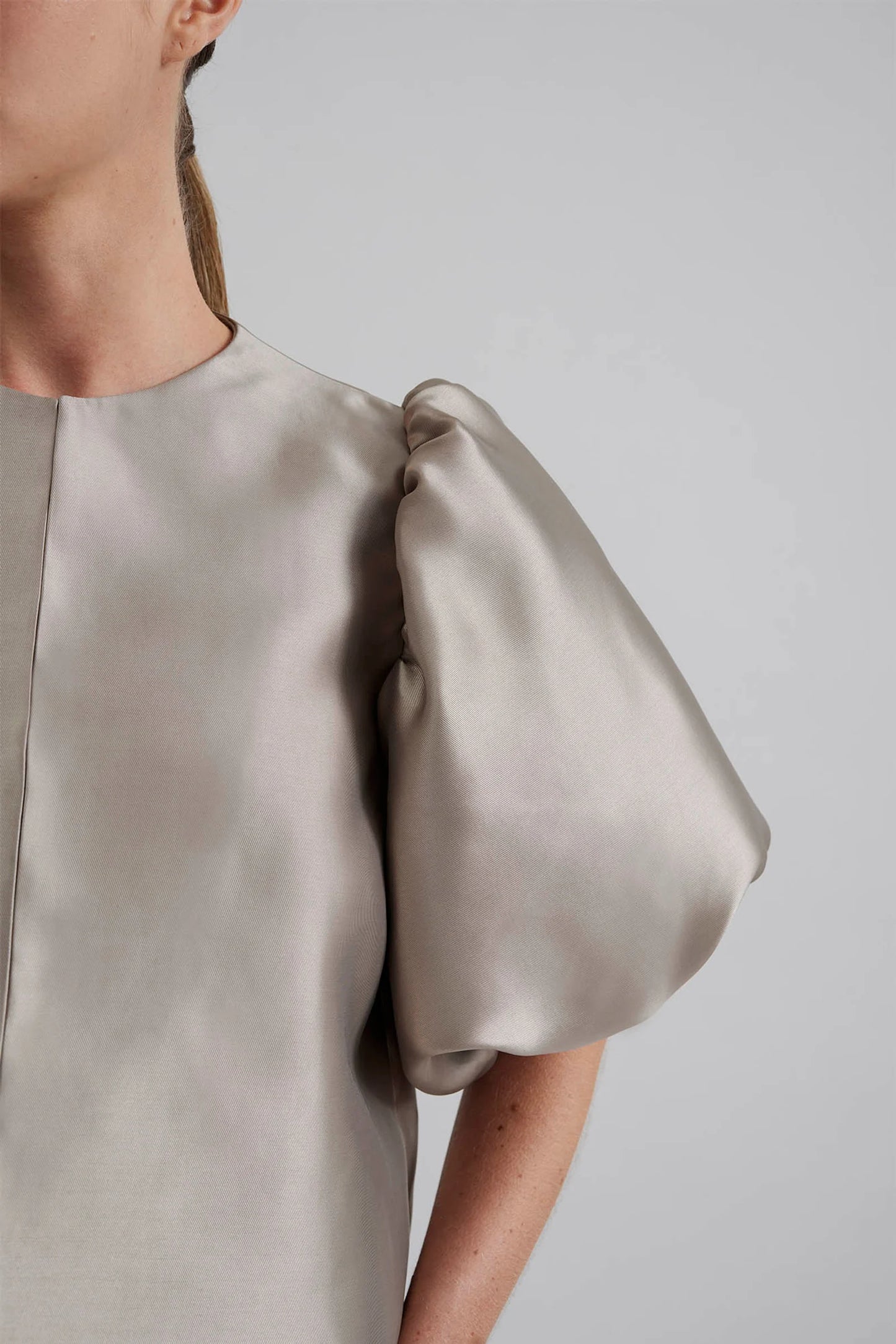 By Malina Steel Grey Cleo Blouse