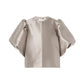 By Malina Steel Grey Cleo Blouse