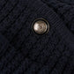 Ba&sh Navy Gaspard Knit Cardigan