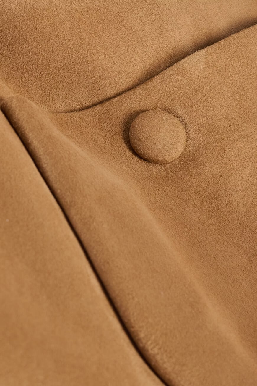 Ba&sh Camel Milas Suede Jacket