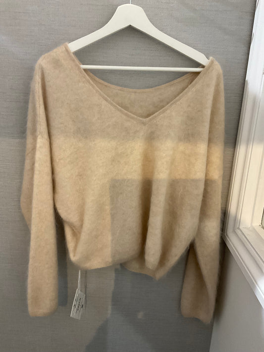 Crush Cashmere Almond Nala Brushed Knit