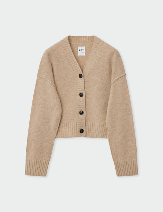 Day Birger Almond Jordane Wool Cardigan