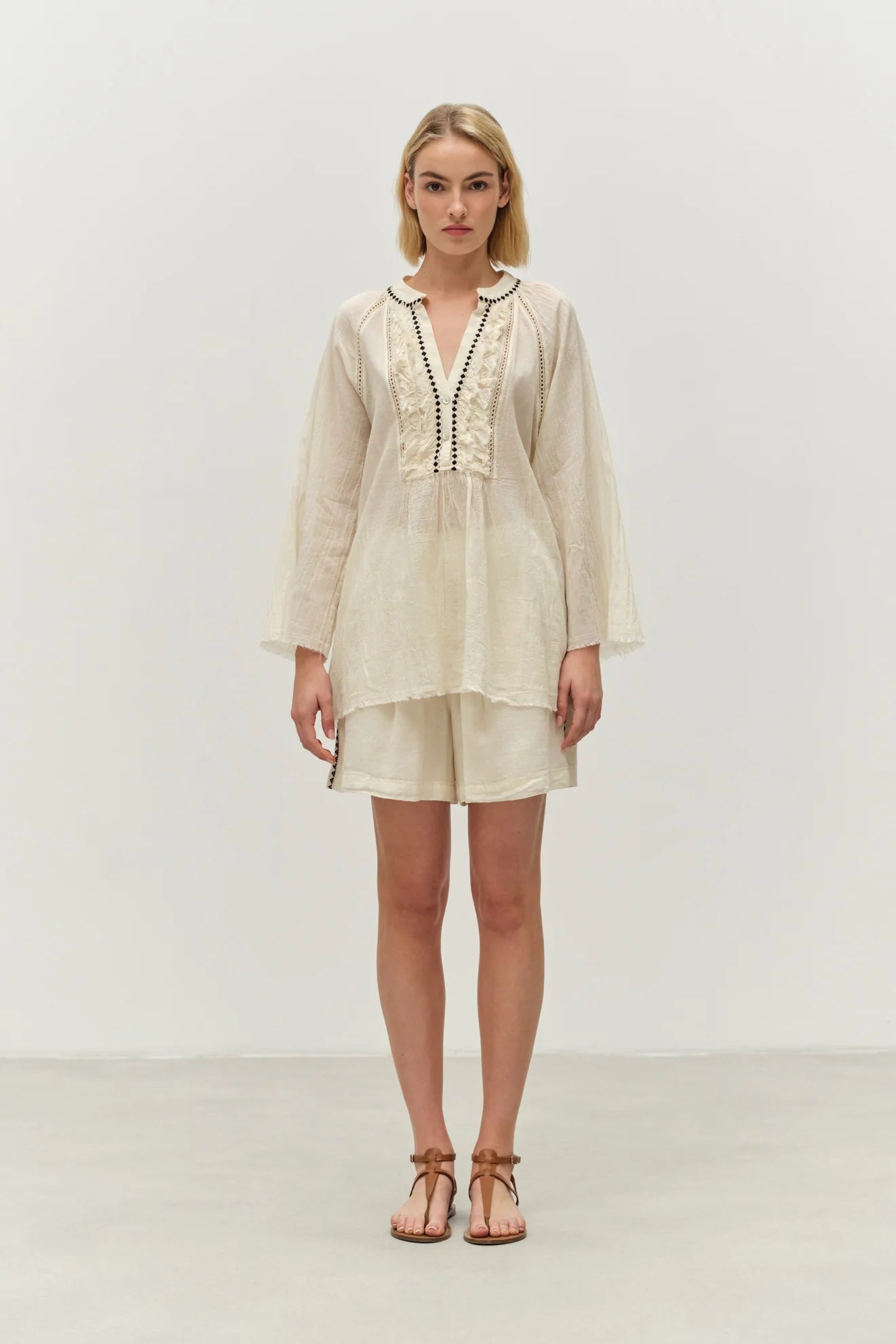 Devotion Twins Ecru Apology Blouse