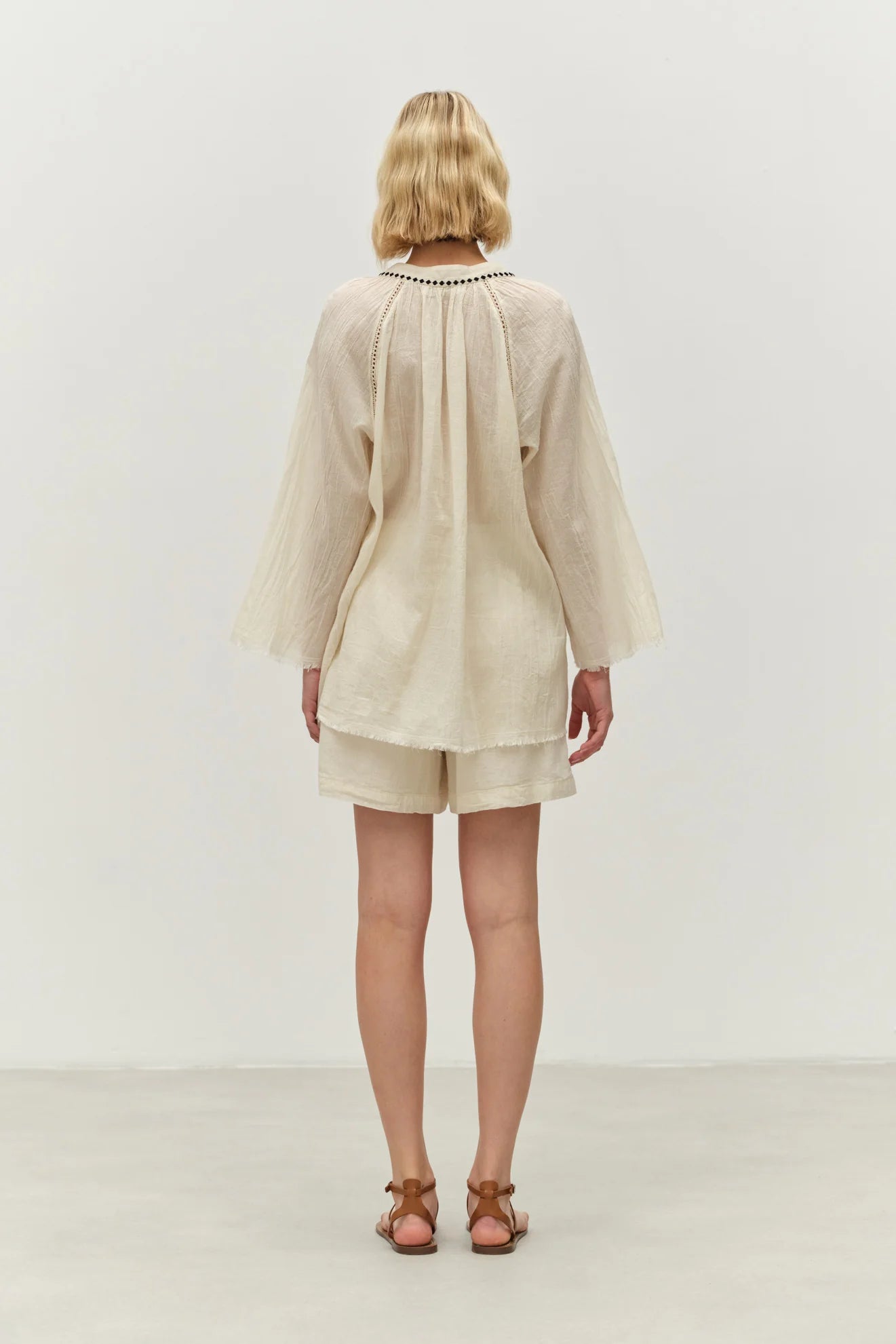 Devotion Twins Ecru Apology Blouse