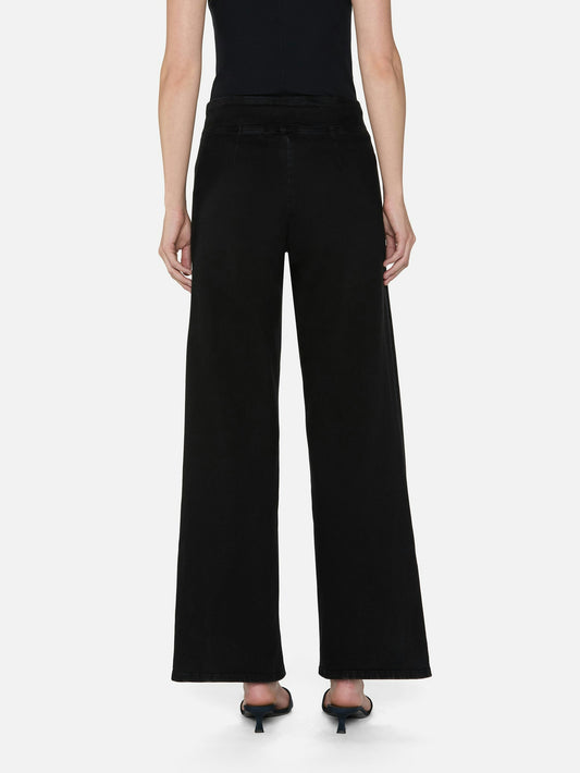 Frame Jetset Slim Palazzo- Sheen Noir