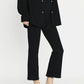 Frame Jetset Crop Mini Bootcut- Sheen Noir