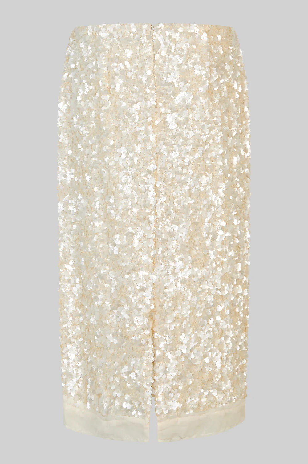 Second Female Tofu Shiny Pencil Skirt