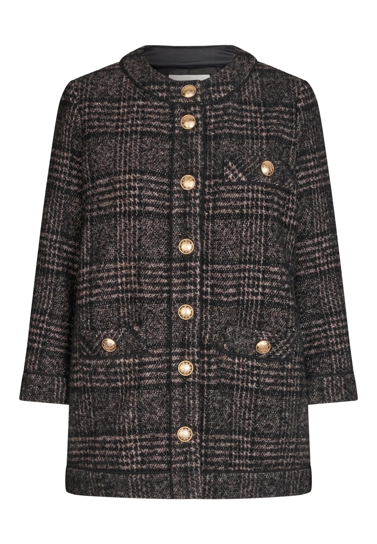 Dea Kudibal Black Check Aishadea Jacket