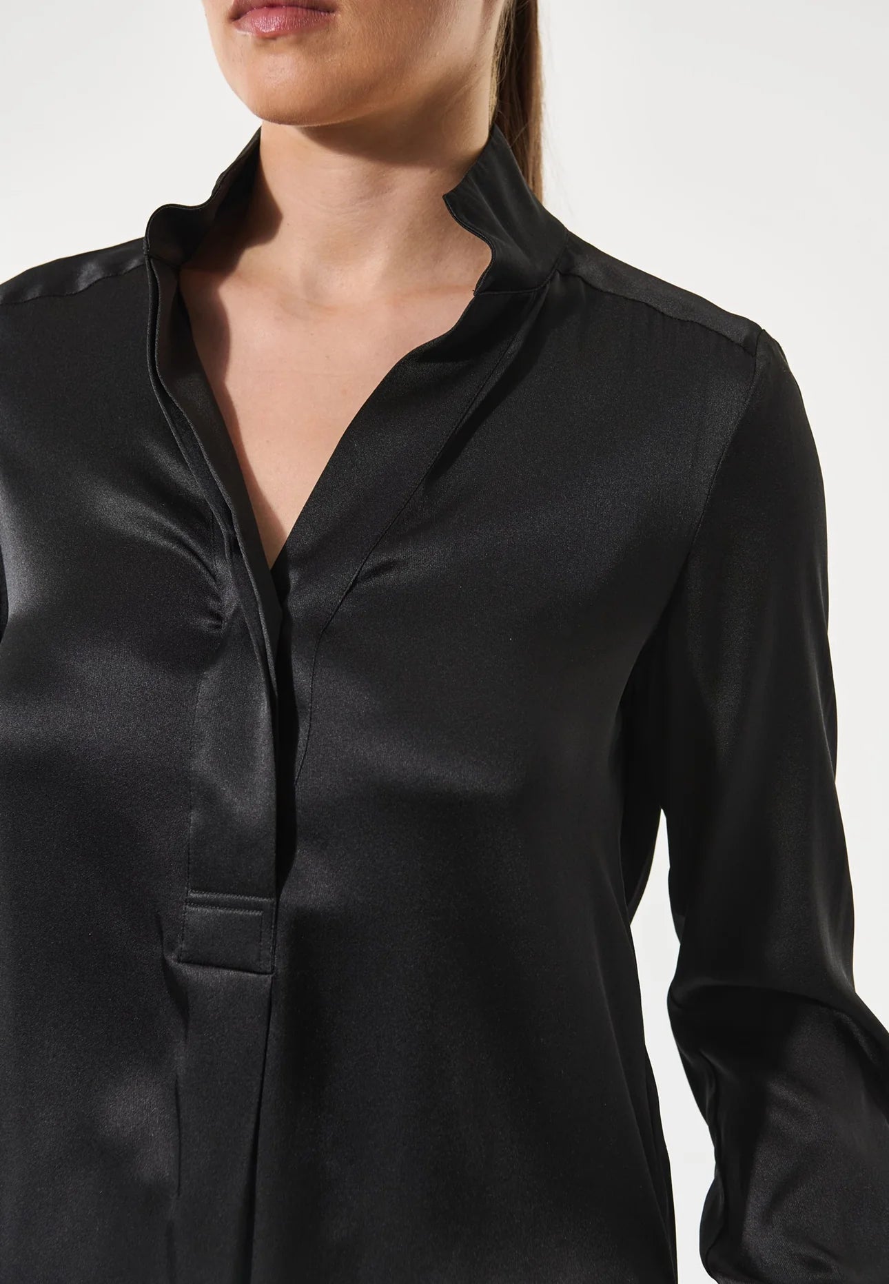 Dea Kudibal Black Silk Natedea Blouse