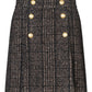 Dea Kudibal Black Check Patriziadea Skirt