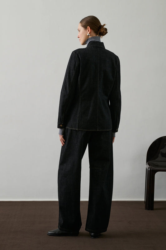 Souer Brut Noir Garry Denim Jacket
