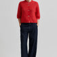 Second Female Goji Berry Andrea Rib Cardigan