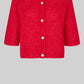 Second Female Goji Berry Andrea Rib Cardigan