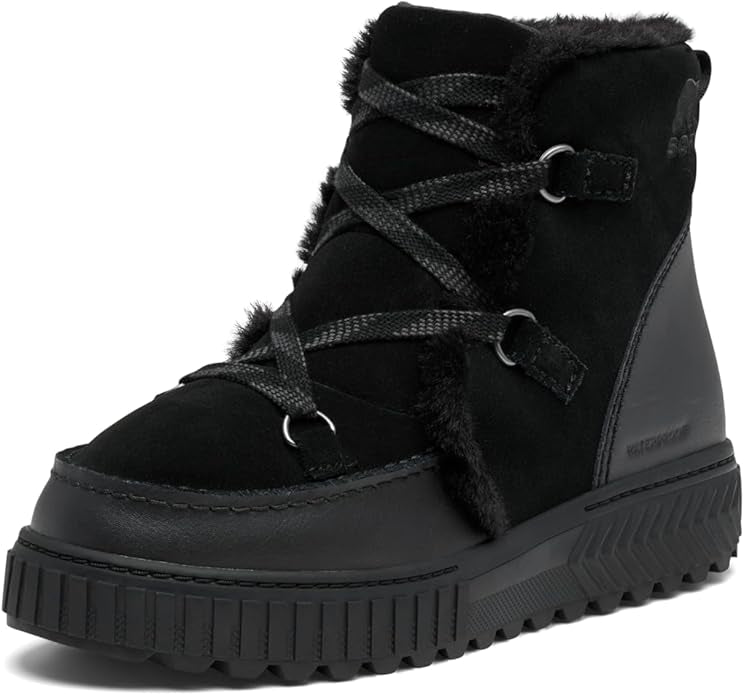 Sorel Ona Ava Alpine Boots- Black/Chalk