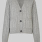 Second Female Grey Alphine Cable Cardigan