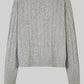 Second Female Grey Alphine Cable Cardigan