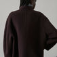 Soeur Eggplant Windsor Double Face Wool Jacket