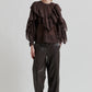 Second Female Chocolate Fria Frill Blouse