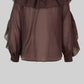 Second Female Chocolate Fria Frill Blouse
