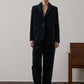 Soeur Anthracite Celestine Velvet Trousers