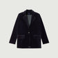 Soeur Anthracite Sevres Velvet Jacket