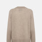 Levete Room Dark Sand Eloise 5 V Collar Cashmere Knit