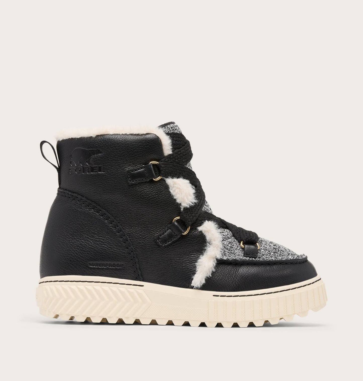 Sorel Ona Ava Alpine Boots- Black/Chalk