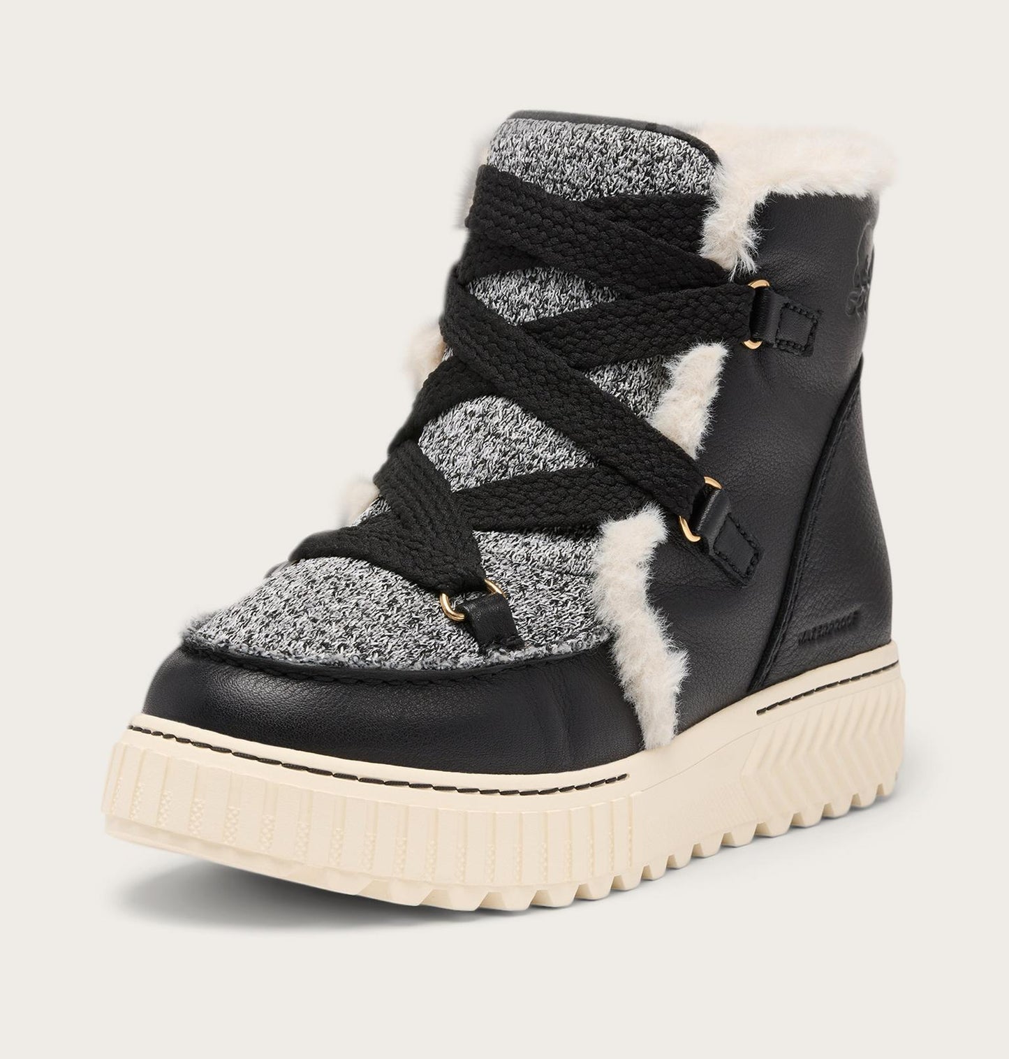 Sorel Ona Ava Alpine Boots- Black/Chalk