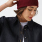 Helen Moore Burgundy Cashmere Beanie
