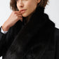 Helen Moore Black Luxe Faur Fur Scarf