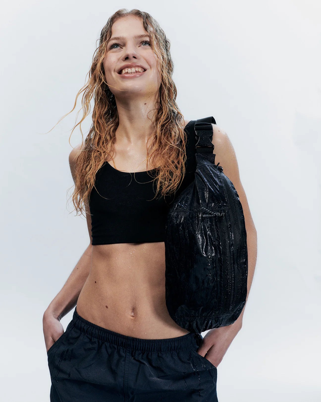 Day Et Black Re-No Rain Bum Bag Large