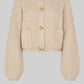 Second Female Beige Ulrikke Knit Cardigan