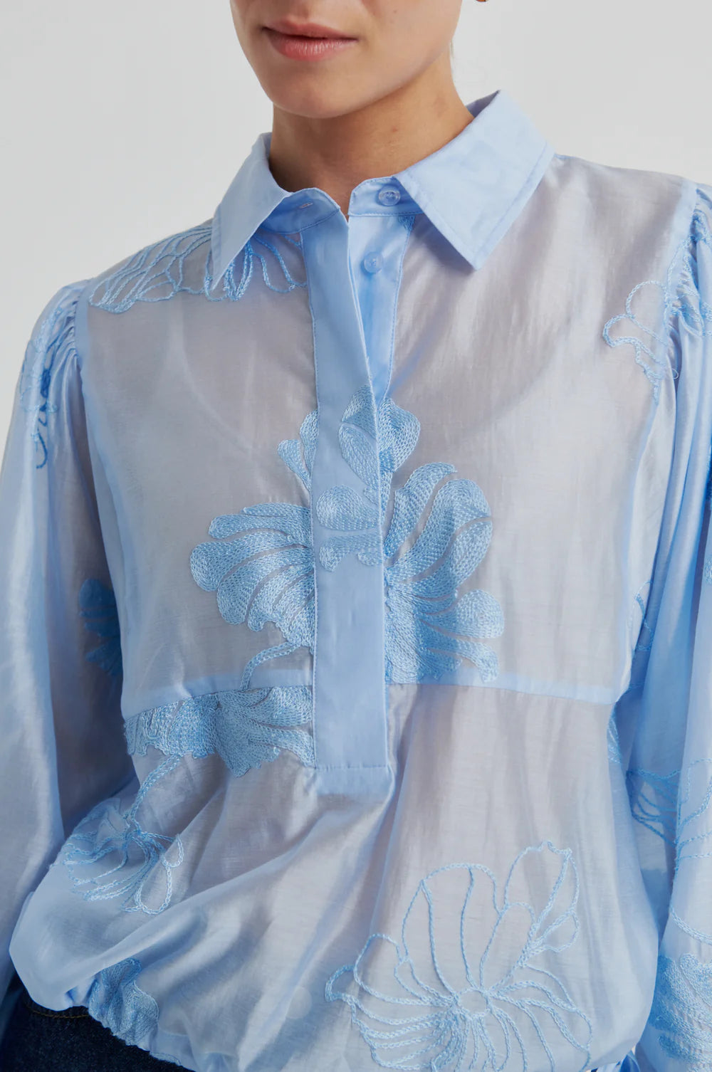 Second Female Blue Vira Blouse