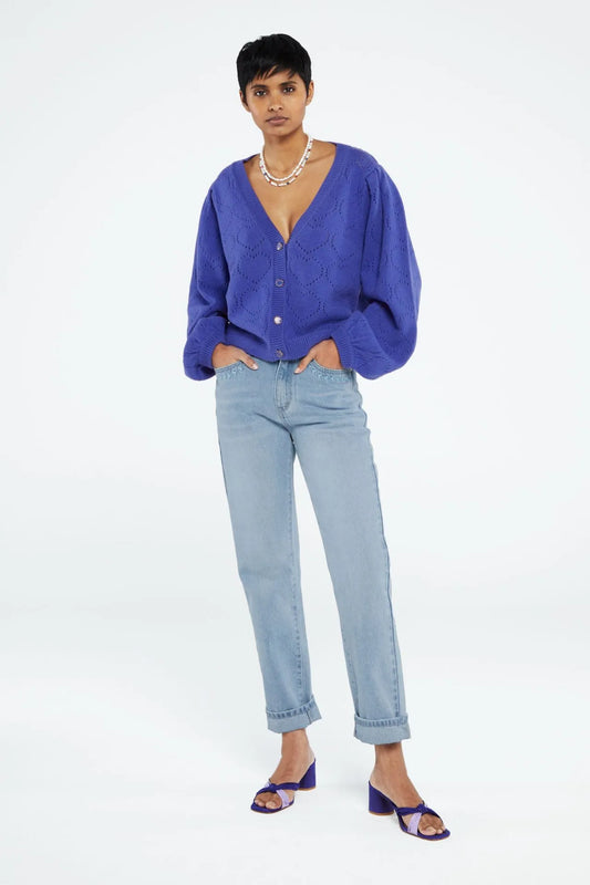 Fabienne Chapot Blue Rosie Cardigan