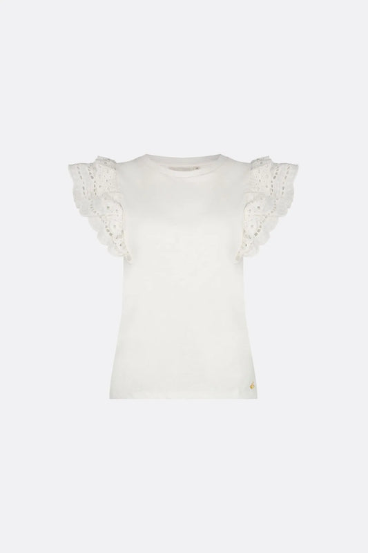 Fabienne Chapot White Anna Frill T.Shirt