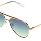 Le Specs Bright Gold Evermore Sunglasses