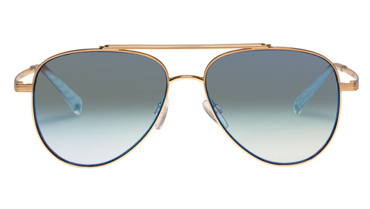 Le Specs Bright Gold Evermore Sunglasses