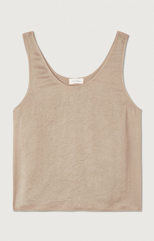 American Vintage Taupe Widland Vest Top